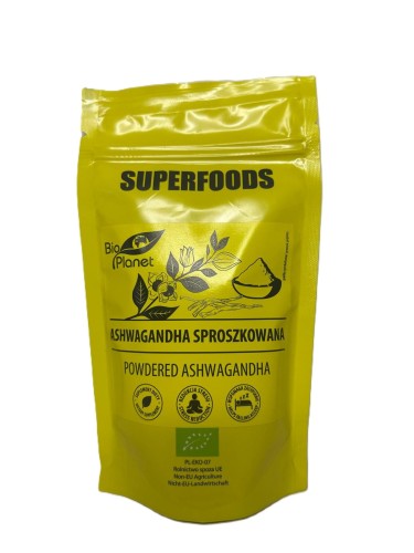 SUPERFOODS Ashwagandha w proszku 150g BIO PLANET