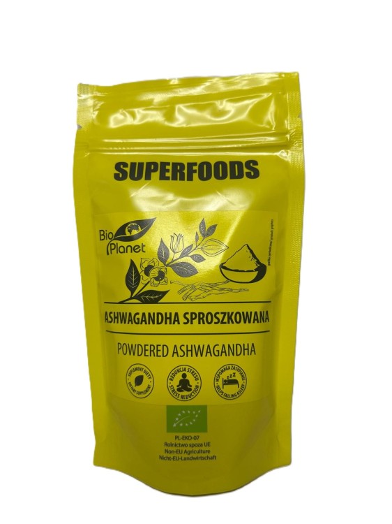 SUPERFOODS Ashwagandha w proszku 150g BIO PLANET