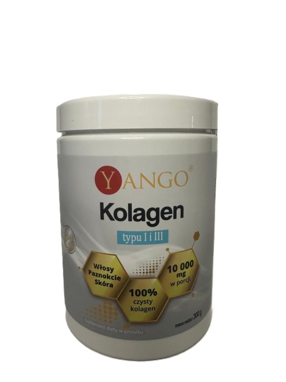 Yango Kolagen Rybi Typu I i III Włosy, Skóra 300 G
